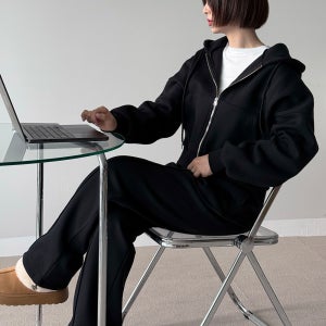 아오브 여성기모트레이닝세트 후드집업 조거 2기장 키작녀 키큰여자 후디세트 자체제작