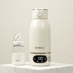 보멜로 신생아 보온병 휴대용 분유포트 100도 가열 무선 아기 여행용 포트 500ml