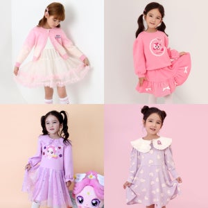 티니핑 원피스 여아 유아 하츄핑 오로라핑 샤원피스 가을 옷 공주 드레스