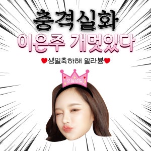 충격실화 축하 생파 친구 가족 선물 생일 응원 이벤트 행사 파티 현수막 플랜카드 인쇄 제작 출력 50X50 샘플 주문
