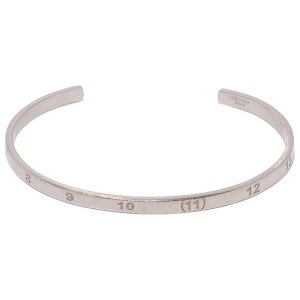 메종 마르지엘라 11 넘버 빈티지 실버 뱅글 브레이슬릿 SM1UY0029 S12895 951