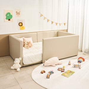 지누스 코코네 가드형 침대 프레임 (슈퍼싱글) - 4면/게이트 타입