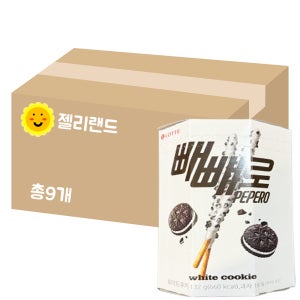 롯데 화이트쿠키 빼빼로 132g X 9개 (1BOX)