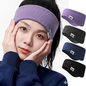 애프터러닝 겨울 러닝 스포츠 헤어밴드 귀마개 방한 등산 스키 니트