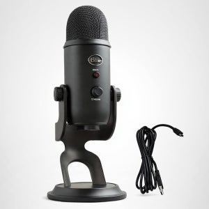 로지텍 블루 예티 USB 마이크 블랙아웃