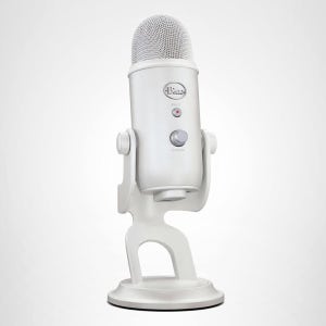 로지텍 블루 예티 USB 마이크 화이트 미스트