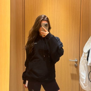 알로요가 여성 아콜레이드 자수 로고 후디 ACCOLADE HOODIE