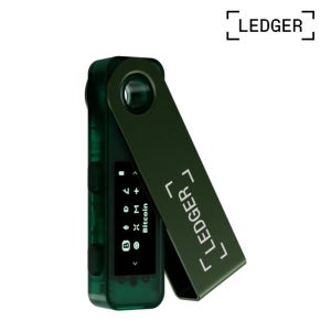 Ledger 나노 에스 플러스 크립토 하드웨어 암호화폐 비트코인 전자지갑 그린