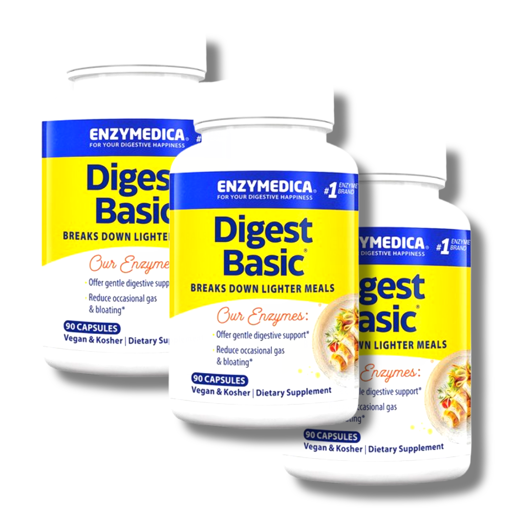 Enzymedica 엔자이메디카 <b>다이제스트 베이직</b> 90캡슐 3개