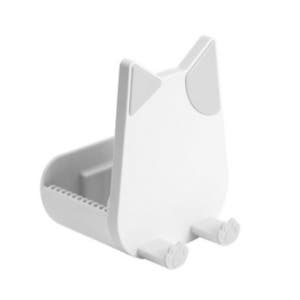 주방용품거치대 벽부착 조리도구홀더 그레이 공간활용 싱크대 정리대