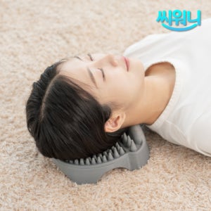 씨워니 뒷머리 후두부 마사지 지압패드 가정용