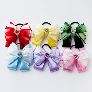 응원봉리본 아이돌 응원봉 꾸미기 콘서트 응꾸 하트큐빅 핸드메이드 팬미팅 (JH041)