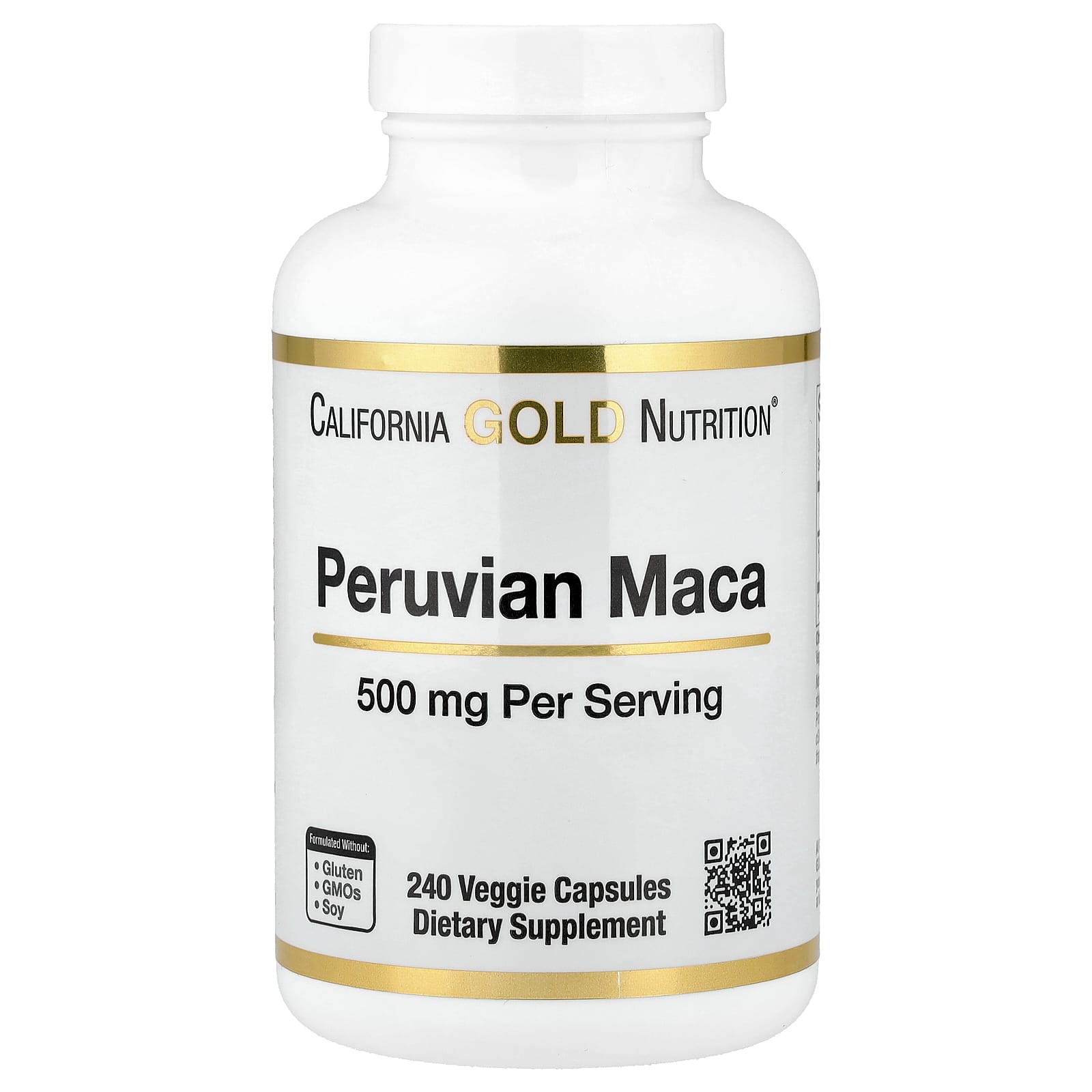 캘리포니아골드뉴트리션 <b>마카</b> <b>페루산</b> MACA <b>500mg</b> 베지 캡슐 240정