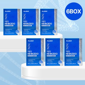 [필리데이] 닥터NMN300 효모발효NMN 저속노화 엔엠엔 30정, 6개