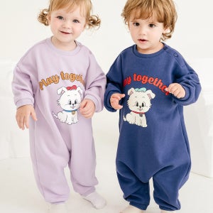 [밀크베이비] 플레이투게더 유아기모수트 아기외출우주복