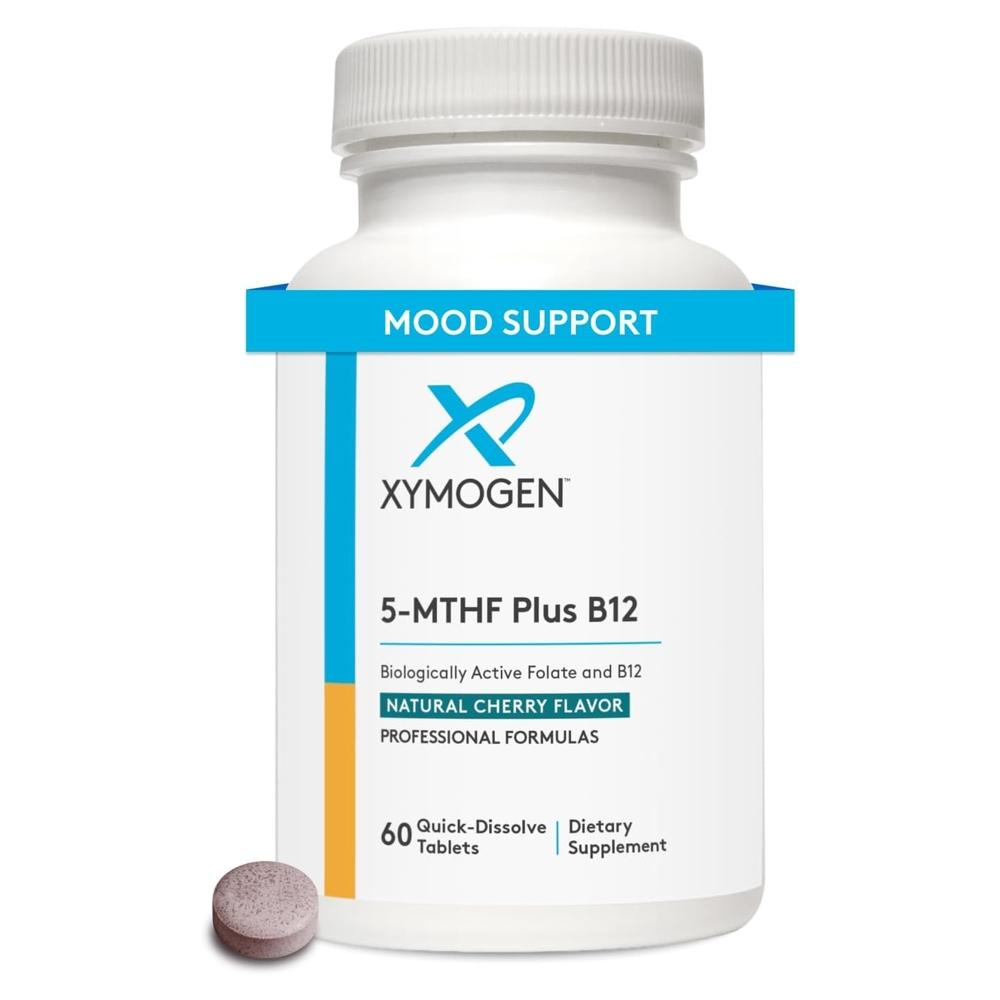 <b>자이모겐 비타민 B12</b> 메틸코발라민 2500mcg +B9 엽산 1700mcg DFE 60 정 1팩D