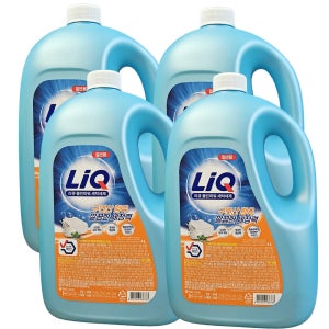 리큐 클린파워 액체세제 4L 용기 일반용 4개 1박스