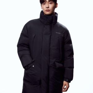 [디스커버리] 남성 하이넥 사파리 다운 롱패딩 (BLACK) DMDJ5O056