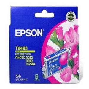 엡손정품잉크T0493 진홍 StylusPhoto RX510, RX630, R310, R210