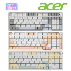 에이서 OKR258 도각도각 오테뮤 황축 101키 노브 유무선 기계식 키보드