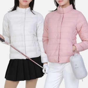 여자 경량 패딩 점퍼 숏패딩 슬림 이너 웰론 여성 겨울 아우터 빅사이즈 (W6WJ06)