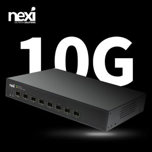넥시 8포트 10Gbps SFP IGMP 스위칭 허브 NX1562