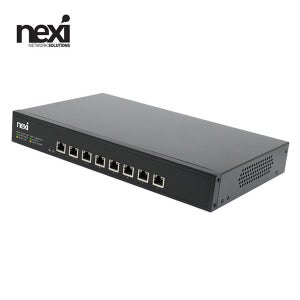 넥시 8포트 10Gbps IGMP RJ45 포트 스위칭 허브 NX1564