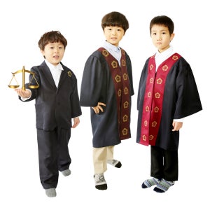 법원놀이 역할 직업체험 판사 검사 의상 소품 세트