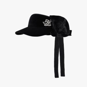 벨루어 귀마개 바이저 (블랙)