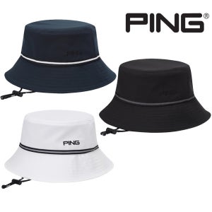 핑 골프웨어 남성 테잎 장식 골프모자 버킷햇 벙거지 D3CP007