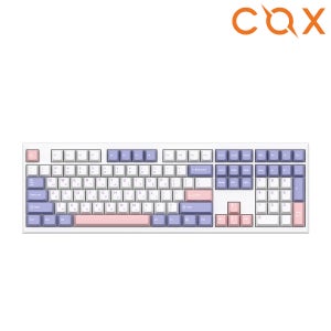 COX CQ8K108 8K 무선 블루투스 게이밍 기계식 키보드 소프트라일락, 딥오일축