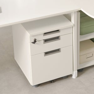 피아 3단 책상서랍장 데스크 서랍 프린트 선반