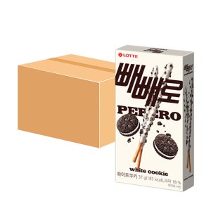 롯데 화이트쿠키 빼빼로 37g 40개 빼빼로데이 초코 선물