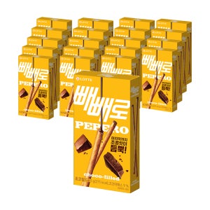 롯데 초코필드 누드 빼빼로 53g 20개 빼빼로데이 초코 선물