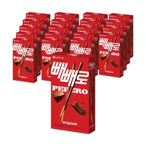 롯데 초코 오리지널 빼빼로 54g 20개 빼빼로데이 선물