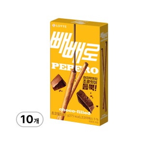 롯데 초코필드 누드 빼빼로 53g 10개 빼빼로데이 초코 선물