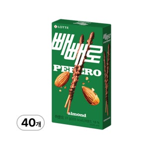 롯데 아몬드 빼빼로 37g 40개 빼빼로데이 초코 선물