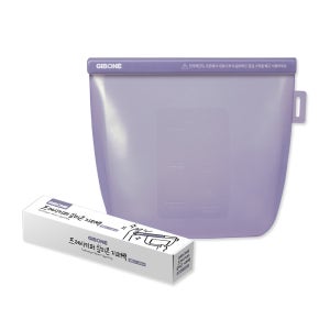 기본에 프레시키퍼 플래티넘 다용도 실리콘 지퍼백 다회용 냉장고정리 L(대형) 1500ml, 1매, 1개