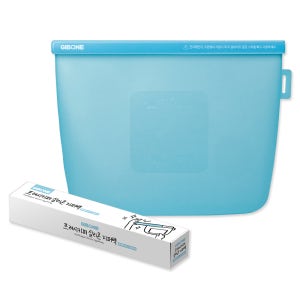 플래티넘 실리콘 다용도 실리콘 지퍼백 대형