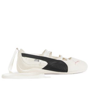 [푸마 x 로제] 스피드캣 발레리나 여성 웜화이트 블랙 404395 01