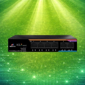 이지넷 AI지능형 POE+ 60W 2포트 업링크 TP 스위치허브 NEXT-POE606F