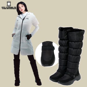 와이드앵글 여성 골프 겨울 롱 패딩부츠 키높이 패딩 스윙부츠 골프화 텐더 WWU25F04