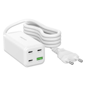 100W GaN 4포트 1.5m 전원선 일체형 PD PPS 초고속 충전기 볼트100