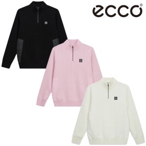 에코 골프웨어 남성 골프 니트 반집업 우븐 방풍 풀오버 신축성 티셔츠 RDCPU10040