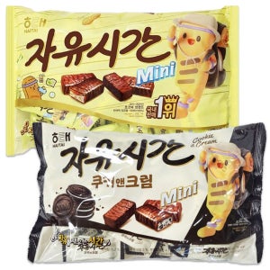 해태 자유시간 미니 2종 쿠키앤크림400g+오리지날480g