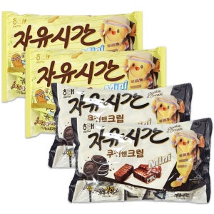 해태 자유시간 미니 2종 쿠키앤크림400gx2개+오리지날480gx2개