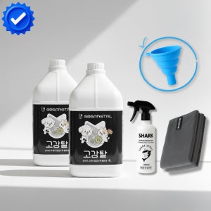 [특별기획]고강탈 4L+4L+펫전용타올 4장+깔대기 고양이 강아지 탈취제 살균 소독 냄새 제거 스프레이