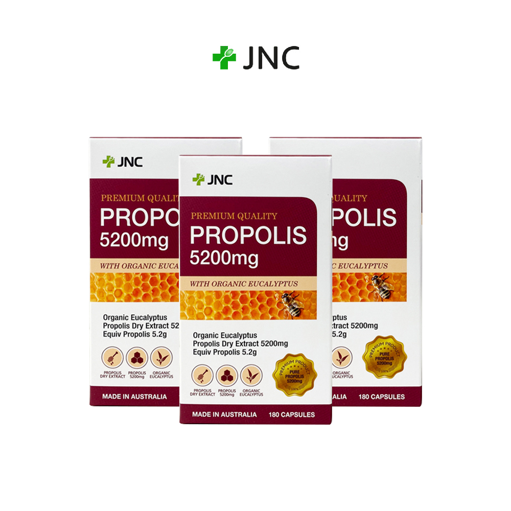<b>JNC</b> 프로폴리스 5200mg 면역 <b>항산화</b> 영양제 180캡슐 3세트