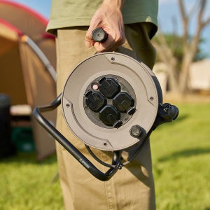 크레모아 릴 케이블 20 릴선 20M 4구 이지콕플러그 과부하차단 구리케이블 연장선 캠핑 리드선