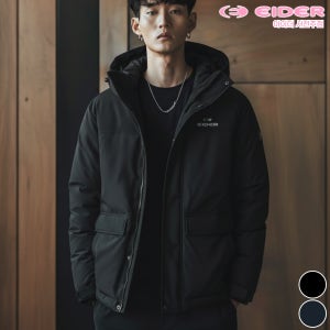 아이더 겨울패딩 남성 미들 야상 다운 자켓 POP 베이직